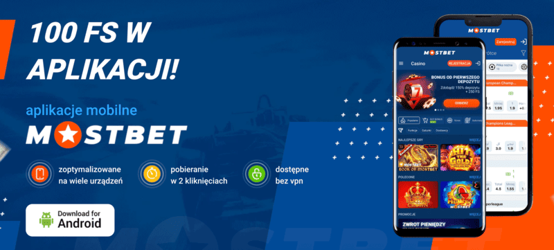 Mostbet aplikacja do pobrania i gry w kasynie